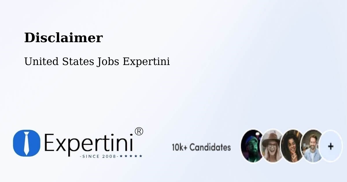 Disclaimer – Allen Park - United States Jobs Expertini
